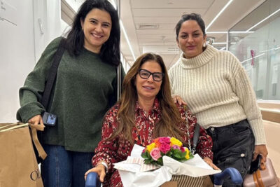 Abigail Cunha recebe alta após cirurgias no Albert Einstein