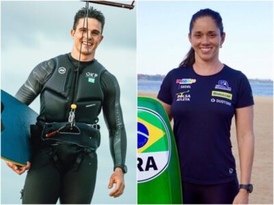 Bruno Lobo e Socorro Reis valorizam aprendizado no Mundial de Fórmula Kite