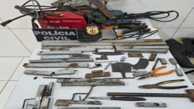 Polícia prende em flagrante homem fabricando armas em Timon