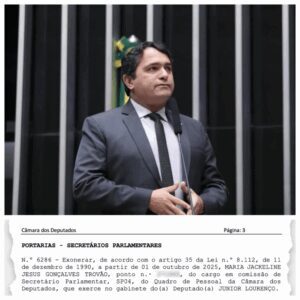 Deputado Júnior Lourenço exonera sogra após denúncia de nepotismo em gabinete