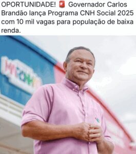 Governador Carlos Brandão lança Programa CHN Social 2025 com 10 mil vagas para a População baixa renda .