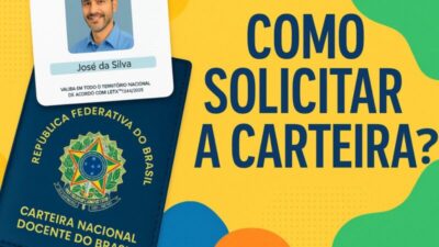 Professor pode pedir Carteira Nacional Docente a partir de amanhã, saiba como