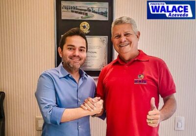 Prefeito Walace Azevedo, se reune com o deputado Ricardo Rios para traçar metas do carnaval em Icatu