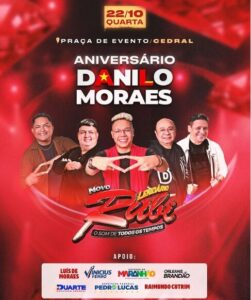 Cedral Comemora Aniversário do Prefeito Danilo Moraes na próxima quarta (22)