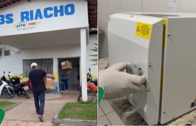 Prefeitura de Barreirinhas, entrega Aparelho de pressão de vapor para esterilização de instrumentos cirúrgicos e afins