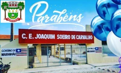 Prefeito Dr. Amilcar Rocha, participa do aniversário de 63 anos da Escola Joaquim Soeiro de Carvalho