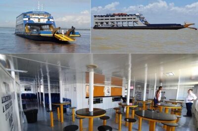 Novo ferryboat São Gabriel tem capacidade para 1 mil passageiros e 100 veículos por viagem