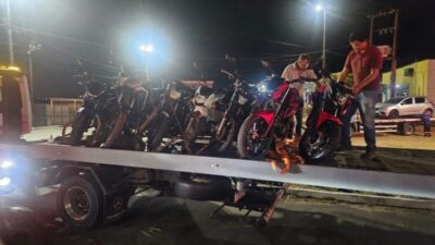 Operação Rolezinho apreende 24 motos e fecha bares irregulares em São Luís