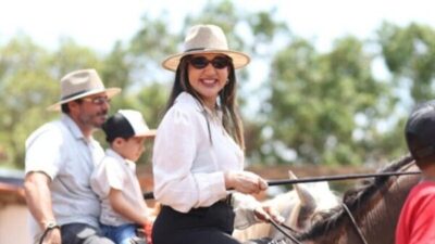 Bruna Pessoa prestigia cavalgada em Santa Filomena do Maranhão