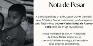 Filho de PM é morto com tiro enquanto pai limpava arma em casa, em Santa Inês