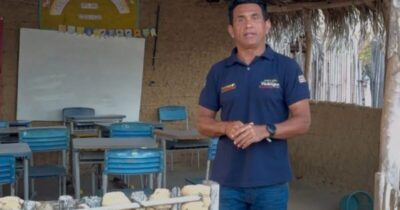 Wellington do Curso denuncia escola de taipa em Timbiras