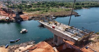 Obra da ponte entre MA e TO atinge 75% de conclusão