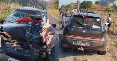 Jovem morre em colisão frontal; motorista foge após acidente