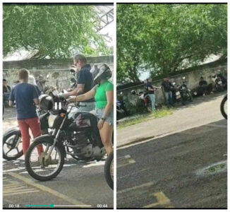 Justiça leva moto de autoescola na hora da aula; veja vídeo