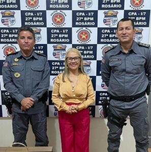 Axixá: Sônia Campos se reúne com polícia militar em busca de reforço na segurança durante carnaval