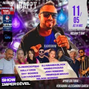 Sábado de atrações: aniversário de Kadushow promete embalar o final de semana