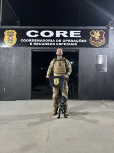 Polícia Civil do Maranhão ganha destaque em capacitação nacional de cães policiais