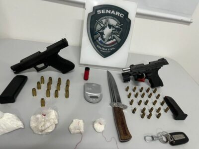 Dois homens são presos com cocaína e armas de fogo em São Luís