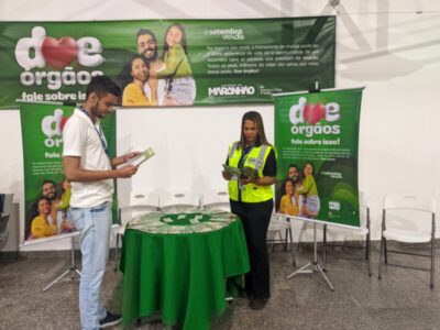 Ação do Setembro Verde leva conscientização sobre doação de órgãos ao Aeroporto de São Luís