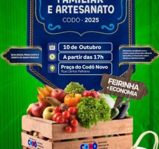 5ª Edição da Feira da Agricultura Familiar e Artesanato de Codó será realizada nesta sexta (10)