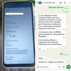 TJMA alerta para fraudes em nome do Judiciário em Chapadinha; vítimas são induzidas a transferir dinheiro por aplicativos