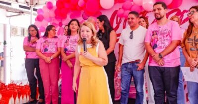 Presidente Iracema Vale prestigia ações do Outubro Rosa em…