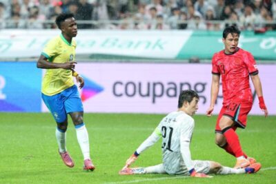 Brasil goleia a Coreia do Sul por 5 a 0 em amistoso de preparação para a Copa do Mundo de 2026