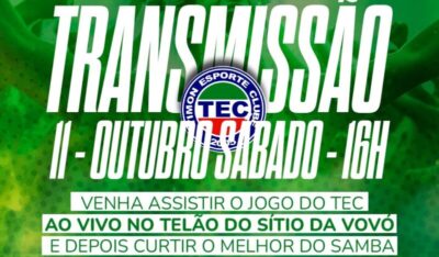 Torcida do TEC tem encontro marcado no Sítio da Vovó neste sábado, 11