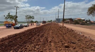 Serviços de Recuperação na entrada de Pinheiro avançam com parceria entre Governo do Estado e Prefeitura