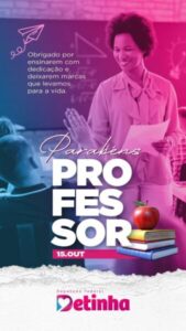 Deputada Detinha homenageia professores pelo Dia do Professor