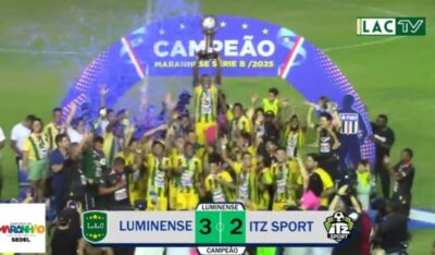 Nos pênaltis, Luminense vence o ITZ Sport e conquista Série B do Campeonato Maranhense