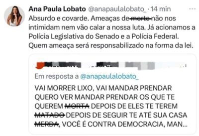 Após ameaças de morte, senadora Ana Paula Lobato aciona PF por ataques nas redes sociais