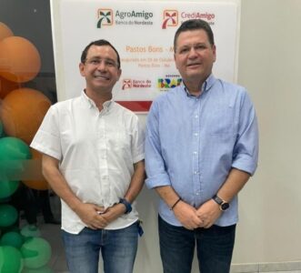 Vereador Pinto Piçarra participa da inauguração da Unidade do Banco do Nordeste, em Pastos Bons