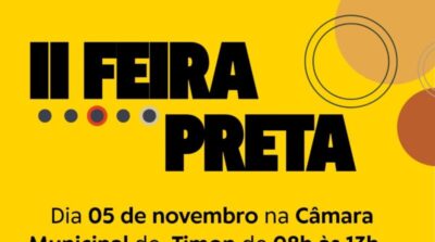 Timon celebra o Mês da Consciência Negra com Feira na Câmara e programação cultural na Praça São José