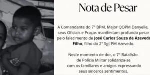 Criança de 4 anos morre após tiro acidental disparado por pai policial em Santa Inês