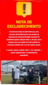SES descarta caso suspeito de intoxicação por metanol no Maranhão