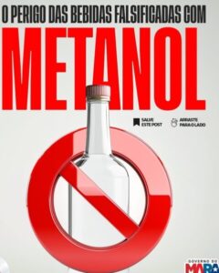 Duas pessoas são internadas com suspeita de intoxicação por metanol na Grande São Luís