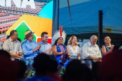 Iracema Vale participa de agenda ao lado do presidente Lula em Imperatriz