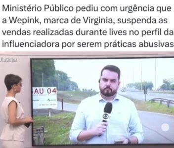 Ministério Público pede suspensão de vendas da marca WePink durante lives de Virgínia Fonseca