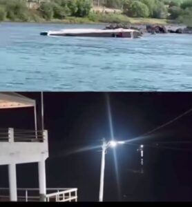 Tragédia no Rio Tocantins: ônibus de turismo cai durante travessia e motorista morre afogado em Tocantinópolis