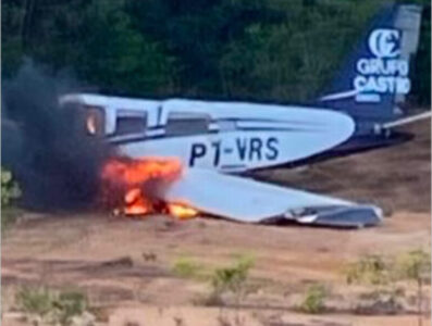 Avião com Beto Castro cai em Paço do Lumiar; vereador estava com esposa e mais três