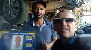 Carlos Oliveira visita o vereador Neguin da Borracharia em Alvorada do Norte (GO)