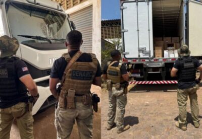 Polícia recupera em Teresina caminhão e carga roubados no Maranhão