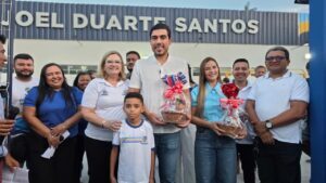 Prefeito Jonas Magno entrega nova escola no Povoado São Simão em Rosário