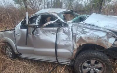 Prefeito Zezão de Governador Luiz Rocha sofre grave acidente na BR-135 em Barreiras na BH