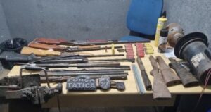 PM desarticula fábrica clandestina de armas de fogo na zona rural do MA