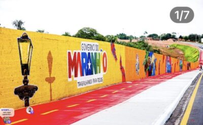Artistas denunciam calote do governo do Maranhão em obra de grafite na Avenida Metropolitana