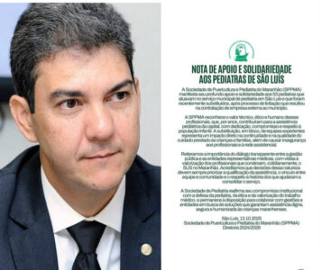 Crise na saúde: Sociedade de Pediatria do Maranhão critica substituição de 53 médicos em São Luís