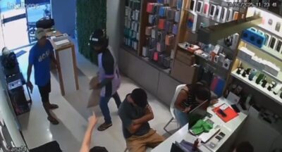Criminosos armados assaltam loja de celulares em Pedreiras