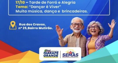 Prefeitura de Igarapé Grande promove programação especial na Semana Nacional do Idoso